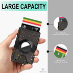 Gold-forged carbon fiber / All aluminum+Size(10*6.5*1cm) / 1pack+Airtag Holder(No Airtag)+expansion board