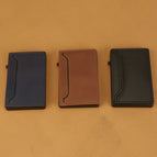 Black / 3.9inch*2.6inch*0.6inch / All Aluminum Alloy Wallet+PU Leather Cover