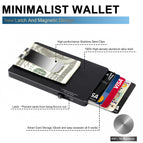 Black / Size(10*6.5*1cm)+All aluminum+Magnetic / 1pack+Clip+Metal Ring