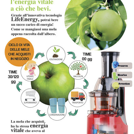 Slow juicer LifeEnergy PRO-9